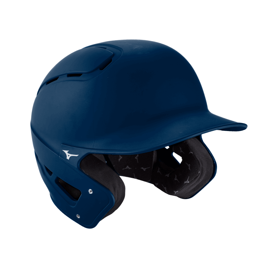 B6 Youth Baseball Batting Capacete-Cor Sólida Mizuno Navy