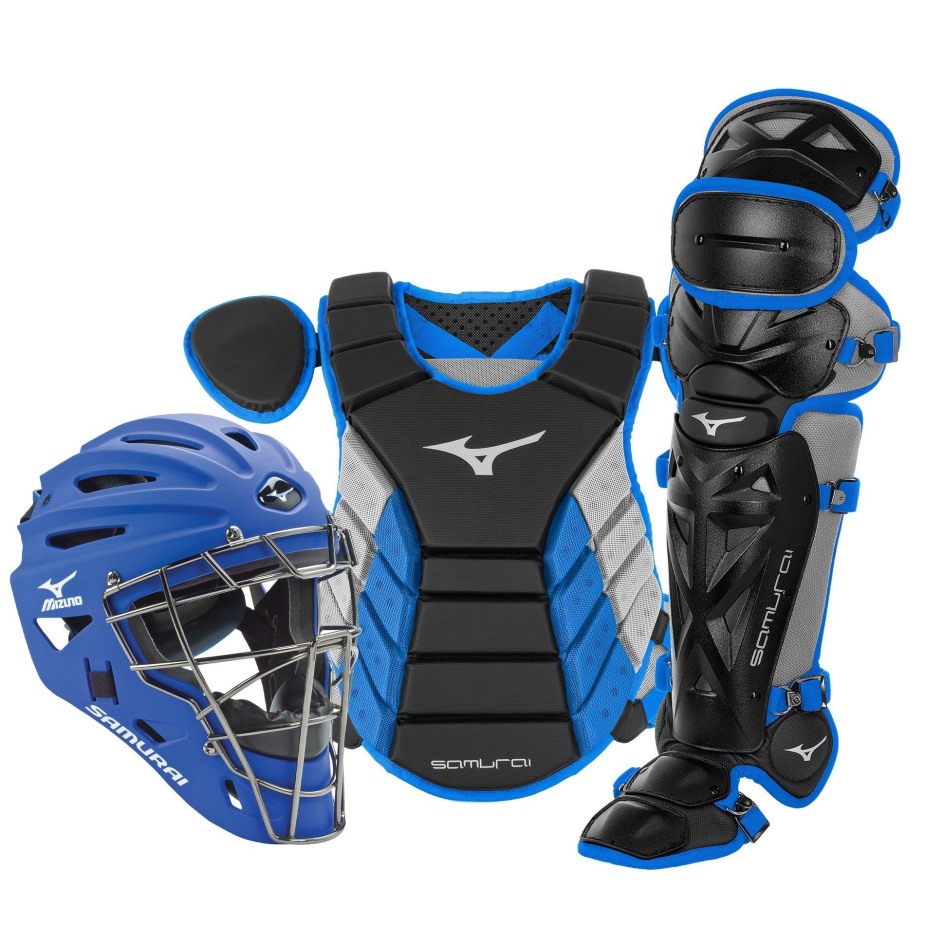 Conjunto De Equipamento De Apanhador De Caixa De Beisebol Samurai Adulto 15 Preto-royal Mizuno